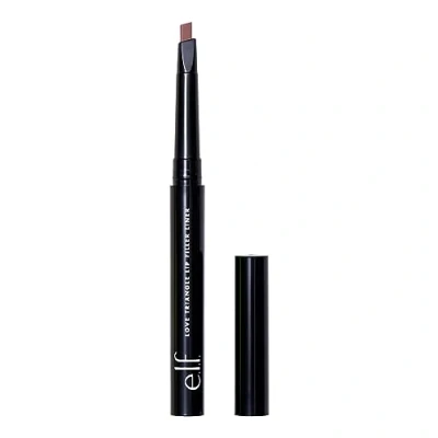 Obrázek e.l.f. Love Triangle Lip Filler Liner, 2 in 1 Lippenkonturenstift Zum Modellieren Und Füllen, Langanhaltende, Intensive Farbe, Vegan &amp; Tierversuchsfrei, Light Brown, 0,7 g