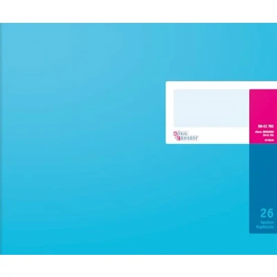 Obrázek König &amp; Ebhardt und 8611761 Obchodní Kniha / sloupců (35,3 x 29,7 cm, s hlavovou lištou, 26 sloupců, 32 řádků, 80 g/m², 40 listů, drátěné upevnění)