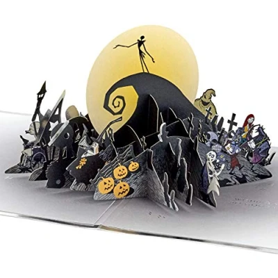 Obrázek Hallmark Signature Paper Wonder Nightmare Before Christmas Pop Up Geburtstagskarte, Halloween Karte (Happy Nightmares)