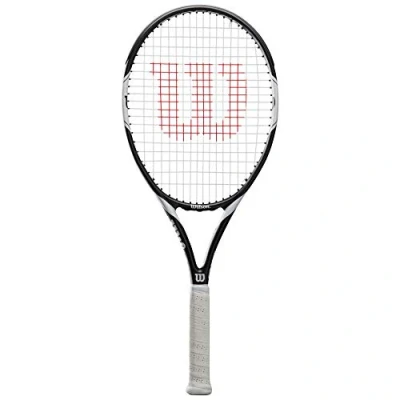 Obrázek Wilson Tenisová raketa, Federer Team 105, unisex, pro začátečníky a rekreační hráče, tloušťka rukojeti L1, bílá/černá, WRT30730U1