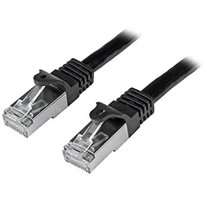 Obrázek StarTech.com 3m Cat6 Netzwerkkabel geschirmt (SFTP) Snagless Gigabit Patchkabel Schwarz