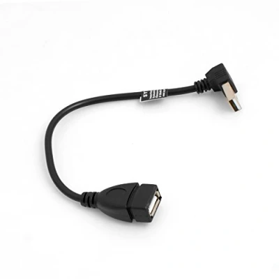 Obrázek System S USB kabel 2. 0 typ A (male) 90 úhel dolů na (první) nabíjecí datový prodlužovací 20 cm