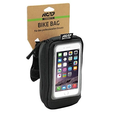 Obrázek NC 17 Connect univerzální pouzdro na předsádku / Stem bag taška kolo, chytrý telefon s úložným prostorem, průchodem kabel, suchý zip nepromokavá