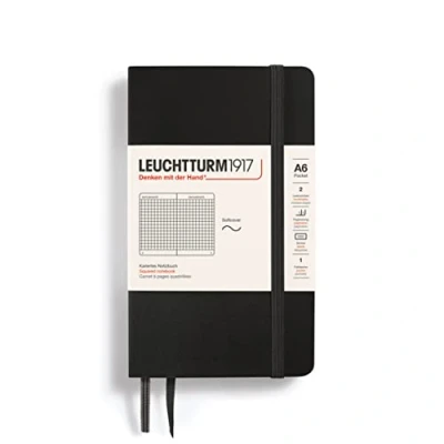 Obrázek Zápisník Leuchtturm1917 s měkkými deskami, černá