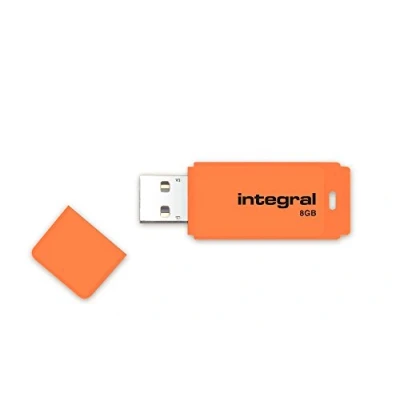 Obrázek INTEGRAL 8 GB USB flash disk NEON oranžový