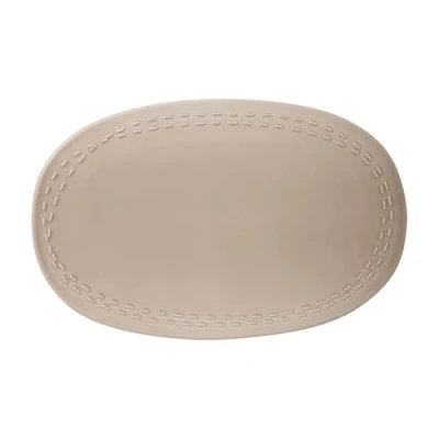 Obrázek like. by Villeroy und Boch it&#039;s my moment talíř, 30 x 19 cm, prémiový porcelán, hnědý