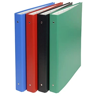Obrázek Exacompta 52432E kroužkové pořadače (robustní lepenka, PVC, 4 kroužky, hřbet 40 mm, A4) různé barvy