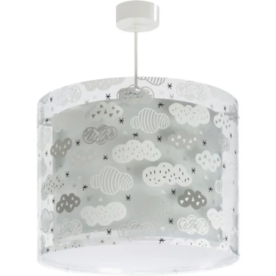 Obrázek Dalber kinderlampe Pendelleuchte Hängelampe Clouds Wolken Grau kinderzimmerlampe, 33 x 25 cm