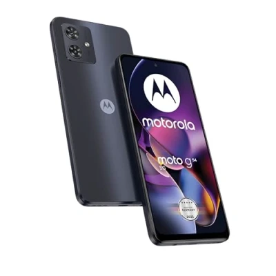 Obrázek Motorola Mobility Moto g54 5G (6,5&quot; FHD+, duální kamera, 50MP 8/256 GB, 5000 mAh, Android 13) Midnight Blue, vč. ochranného krytu [exkluzivně v obchodě Amazon]
