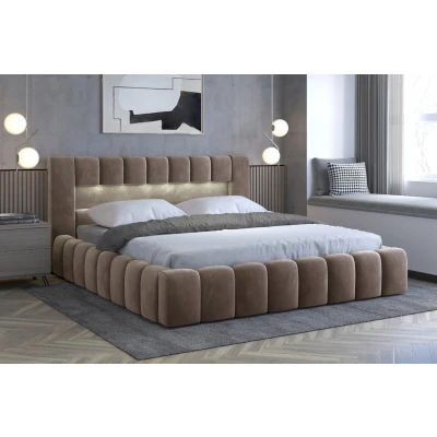 Obrázek Postel Lamica 160x200 + kovový rám / plynový vzpěry box na podestýlku Materiál Dekor: Monolith 09