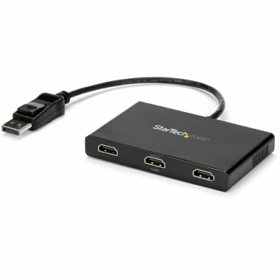 Obrázek StarTech.com 3 Port Multi Monitor Adapter DisplayPort 1.2 auf 3x HDMI MST Hub Drei 1080p Monitore Erweitertes oder Gespiegeltes Modus nur Windows PCs DP (MSTDP123HD)