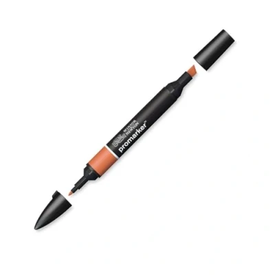 Obrázek Winsor &amp; Newton &quot; ProMarker 0203092 Professioneller Layoutmarker 2 Spitzen, fein breit für Zeichnungen, Design Layouts Gebrannte Orange