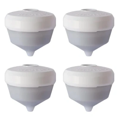 Obrázek Siroflex 2805/4S Set 4 Ersatzpatronen Uni 3B Haushaltswasserfilter Made in Italy Küchen Wasserfilter Kalkentfernung und Chlorentfernung mit Filter