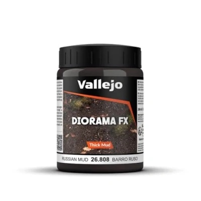 Obrázek Vallejo Barva proti povětrnostním vlivům, 200 ml Russian Thick Mud