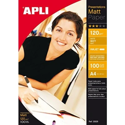 Obrázek agipa 12626 Foto Papier, DIN A4, 120 g/qm, matt