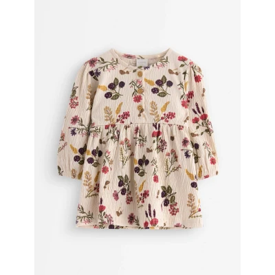 Obrázek Lindex Autumn Medow Dress Denní šaty pro děti, Velikost: 86, Light beige