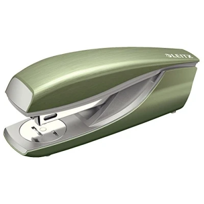 Obrázek Leitz Kancelářská sešívačka z kovu, na 30 listů, vč. sešívaček, ergonomický design, celadonová zelená, řada stylů, 55620053