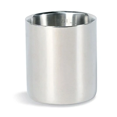 Obrázek Tatonka Pohár z ušlechtilé oceli Thermo Mug 250 ml dvouplášťový termohrnek s víkem a objemem 0,25 l bez rukojeti, izolovaný, škodlivých látek, bezpečný pro potraviny Ø 7,5 x 8,5 cm