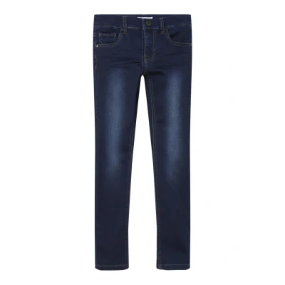 Obrázek Name it Nkmtheo Džíny Slim Fit Dark blue pro děti, Velikost: 98,