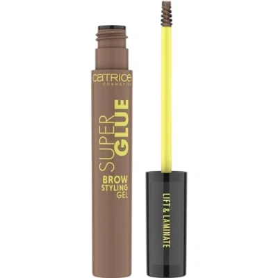 Obrázek Catrice Styling gel Super Glue Brow, na obočí, č. 020, hnědý, definující, fixační, rychleschnoucí, veganský, bez mikroplastových částic, nanočástic, přírodní kosmetika, 1 balení (4 ml)