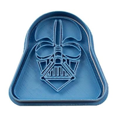 Obrázek Cuticuter Star Wars Darth Vader Keksausstecher, Blau, 8 x 7 1,5 cm