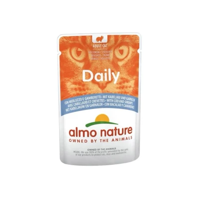 Obrázek Kapsička ALMO NATURE Daily Menu treska a krevety 70g