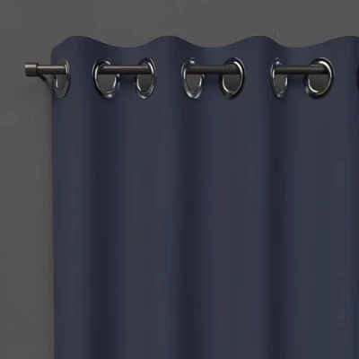 Obrázek Soleil d&#039;Ocre Blackout Rideau Bei Ösen 135x250 cm Polyester Marine Blau