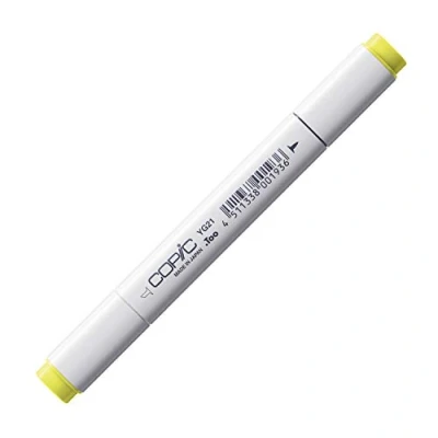 Obrázek COPIC Classic Marker typ YG 21, anýz, profesionální popisovač rozvržení, se širokou a jemnou špičkou