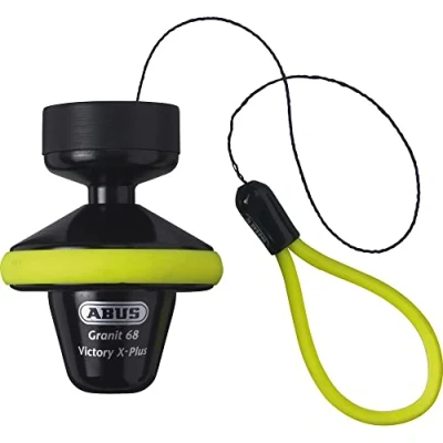 Obrázek Vítězství motocyklu Abus 57863 Granit Victory XPLUS 68 III Black / Yellow SRA bylo schváleno