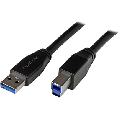 Obrázek StarTech.com 10m aktivní USB 3. 0 A na B kabel připojovací 3.1 Gen 1 (5 Gbit/s)