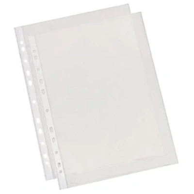 Obrázek Leitz Standardní sada prospektových obalů Esselte, 10 kusů, formát A4, bezbarvý s lesklým povrchem, horní otvor, PP fólie 0,055 mm, 56061