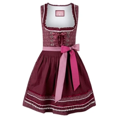 Obrázek Stockerpoint Damen Kim Mini Dirndl, Bordeaux, 30