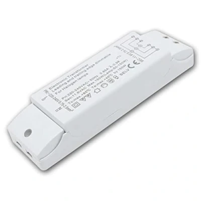 Obrázek Max Track Halogen Trafo, 230/12V/50 150W, ochrana proti přetížení, zajištění teploty, stmívatelné, 160 x 46 30 mm, bílé