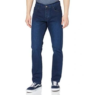 Obrázek Enzo Pánské rovné džíny, Modrá (Mid Stonewash Mid Stonewash)