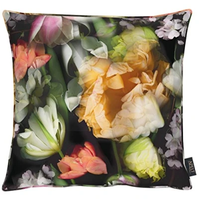 Obrázek APELT Daphne 46 x 89 povlak na polštář, polyester, bavlna, černá / bílá barevná, 0,3 cm