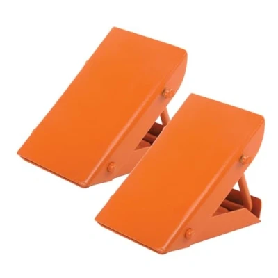Obrázek Silverline 525748 Skládací klíny na podložky z oceli 1 pár