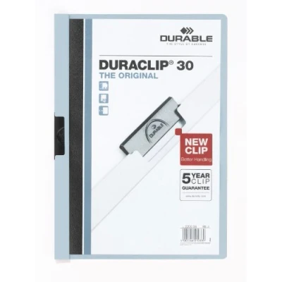Obrázek Durable Svorka Duraclip Original 30 (pro 1 listů A4), 25 kusů, modrá, 220006