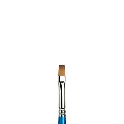 Obrázek Winsor &amp; Newton 5305008 Cotman Syntetické vlasy akvarelové štětce série 555, plochý štětec, dlouhá rukojeť s vynikající odrazovou silou, barevnou nosností a bodovou přesností č. 8, 7 mm
