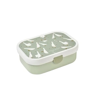 Obrázek Mepal Chlebovka pro děti Little Dutch Bento Box Krabička na svačinu s přihrádkami a vidličkou Meal Prep uzávěrem klip bez BPA &amp; vhodná do myčky nádobí 750 ml