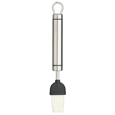 Obrázek KitchenCraft Profesionální štětec na pečení, nylonové štětiny, k zasklení, nerezová ocel, oválná rukojeť, otvor pro zavěšení, 20 cm