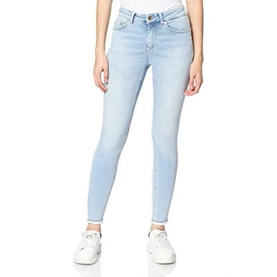 Obrázek ONLY Onlblush LIFE MID RAW Skinny džíny, Ženy, Velikost: Sx30, Light blue denim