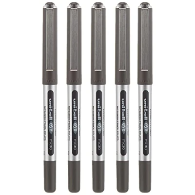 Obrázek Uni ball Eye Micro UB150 kuličkové pero 5 kusů v blistrovém balení černé