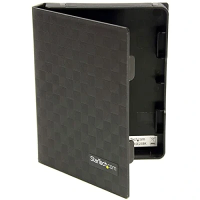 Obrázek StarTech.com 2,5 palců antistatické pevné disky úložný box/ochranný kryt, HDD ochranný kryt (6,4 cm), černá, balení 3 ks