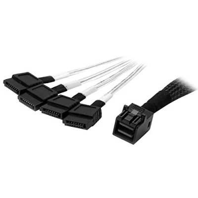 Obrázek StarTech.com Interní Mini SAS na SATA kabel SFF 8643 4x 1m