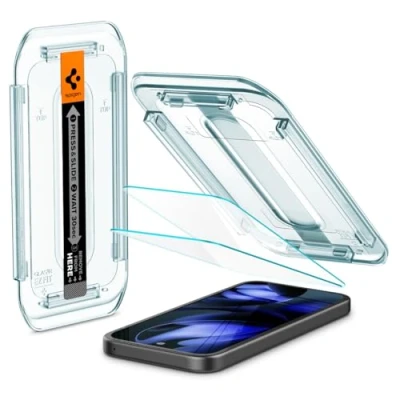 Obrázek Spigen EZ Fit Tvrzené Sklo Čirá Ochrana Obrazovky S Montážní Rám Google Pixel 9a