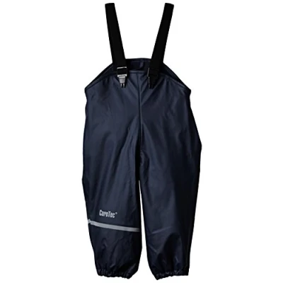 Obrázek CareTec Unisex dětské Rain Overall Pu W. Fleece kalhoty do deště, Dark Navy (778)