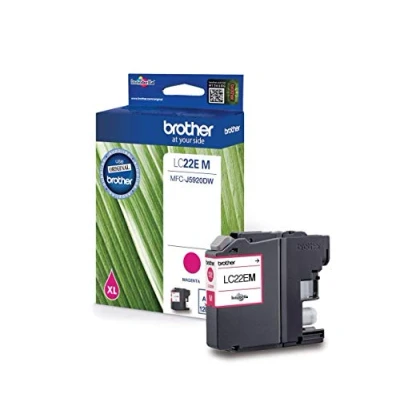 Obrázek Brother LC22EM LC 22EM, Magenta, originální inkoustová kazeta pro MFC J5920DW