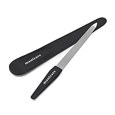 Obrázek Manicare Saphir Nagelfeile, lang, zweiseitig, mit grober und feiner Körner zum Formen Stylen natürlicher künstlicher Nägel, ideal für harte langlebig, perfekt Maniküre zuhause