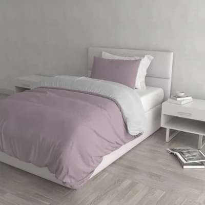 Obrázek Natural Colour Doubleface Bettbezug, 100% Baumwolle, Öl/hell Grau, Doppelte
