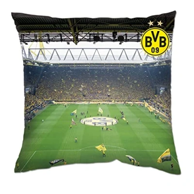 Obrázek Borussia Dortmund, BVB polštář jižní tribuna, vícebarevný, 40 x cm, 1 kus (balení ks)